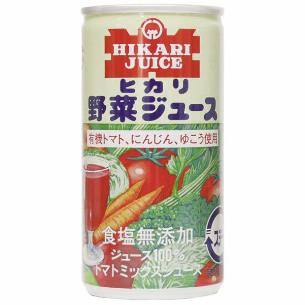 ヒカリ 野菜ジュース（食塩無添加） 190g 光食品