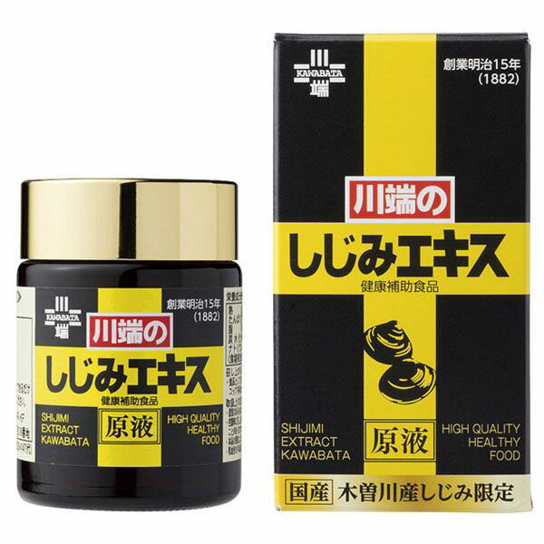 形状：箱60g開封前賞味期間：常温で2年原材料：ヤマトしじみ(愛知県木曽川産)川ばた乃エキス JANコード : 4962785000018 ※メーカー欠品の場合はお時間を要します。 ※ご注文内容によって万が一100サイズの段ボールに収まらない場合や梱包個数が複数になる場合はその分の送料がかかりますのでご了承ください。 ※予告なしにメーカー販売終了や、内容・容量・パッケージデザイン等がリニューアルや変更になる場合ございますので予めご了承ください。