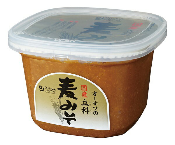 オーサワの国産立科麦みそ 650g オーサワジャパン