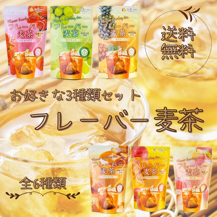 フレーバー麦茶 お好きな商品3袋セ�
