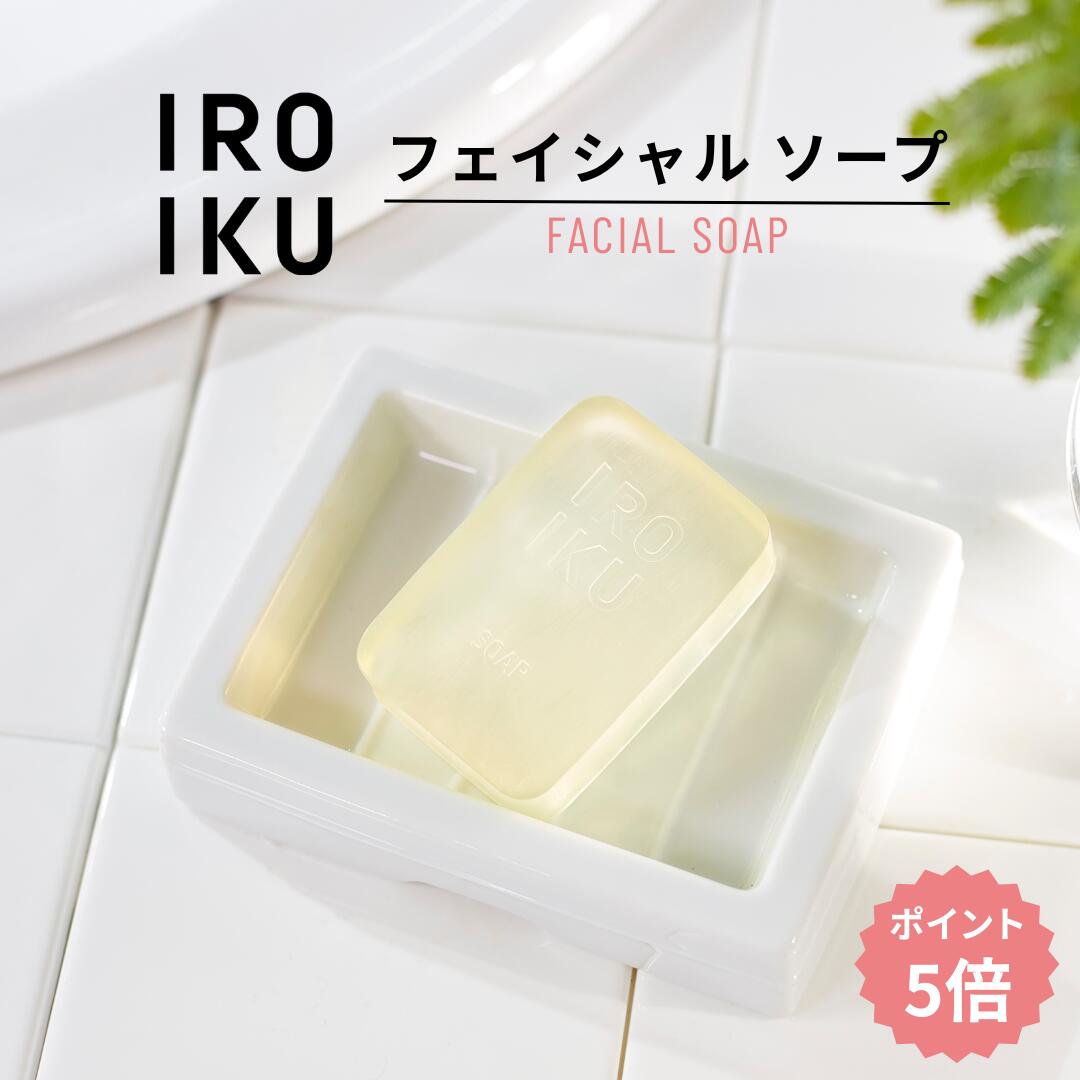 【ブラックフライデー限定ポイント5倍】【IROIKU公式】フェイシャル ソープ 洗顔料 固形石けん 60g 保..