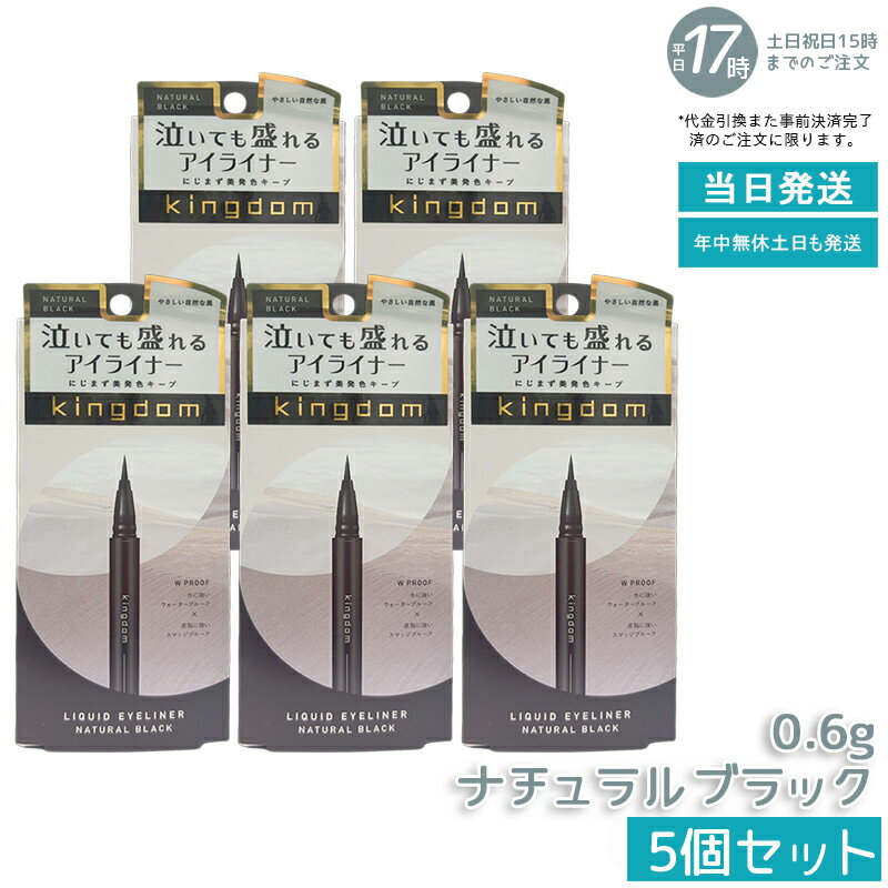 【5個セット】リキッドアイライナーR1 ナチュラルブラック 泣いても盛れる最強アイライナー 汗・皮脂に強いWプルーフ ウォータープルーフ&スマッジプルーフ ki...