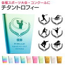 トロフィー チタン【刻印 名入れ 無料】既製デザイン 各種スポーツ大会 コンクール アワード 10色 優勝カップ 表彰盾 記念品 表彰 ゴルフ サッカー 野球 ...