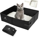 ポータブル 猫トイレ 45×35×13cm 猫トイレ 本体 折り畳み 猫 防災 避難用 車載にも適用 収納可能 消臭 猫・小型犬用【軽量/コンパクト/お掃除簡単/持ち運び便利/携帯/災害/非常時/対策/旅行/ドライブ】