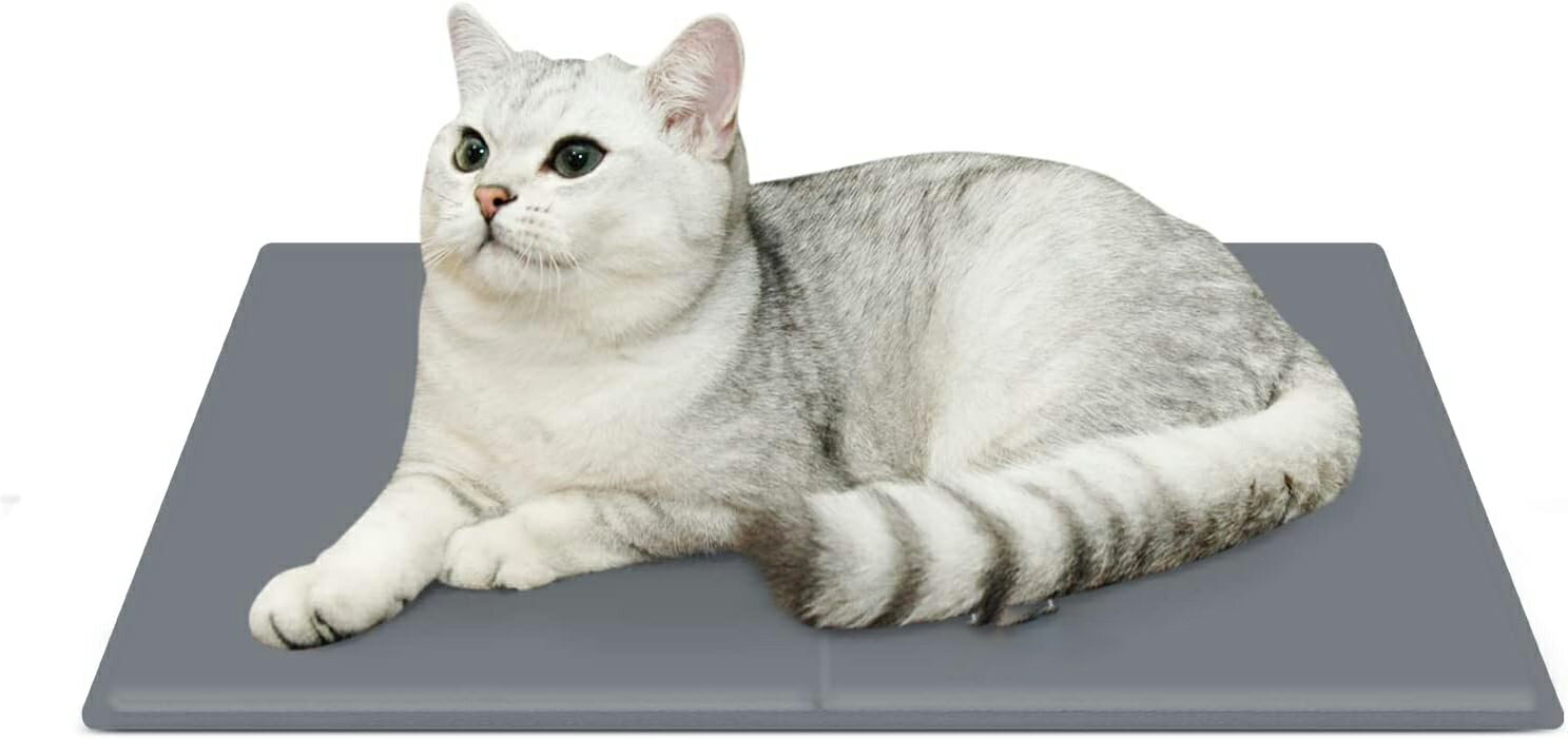 Rakuten - ペット ひんやりマット 犬 猫 夏用 クールマット 冷感ジェル 冷却マット ひんやりシート 暑さ対策 水・電気・冷蔵不要 折りたたみ 持ち運び 多用途 小中大型犬対応