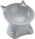 ペット食器 ペットボウル 2個セット ペット食器 ペット猫 傾く 皿 こぼれない 15 度チルト キャット フード ボウル 犬 給食器 お水入れ 猫食器スタンド...