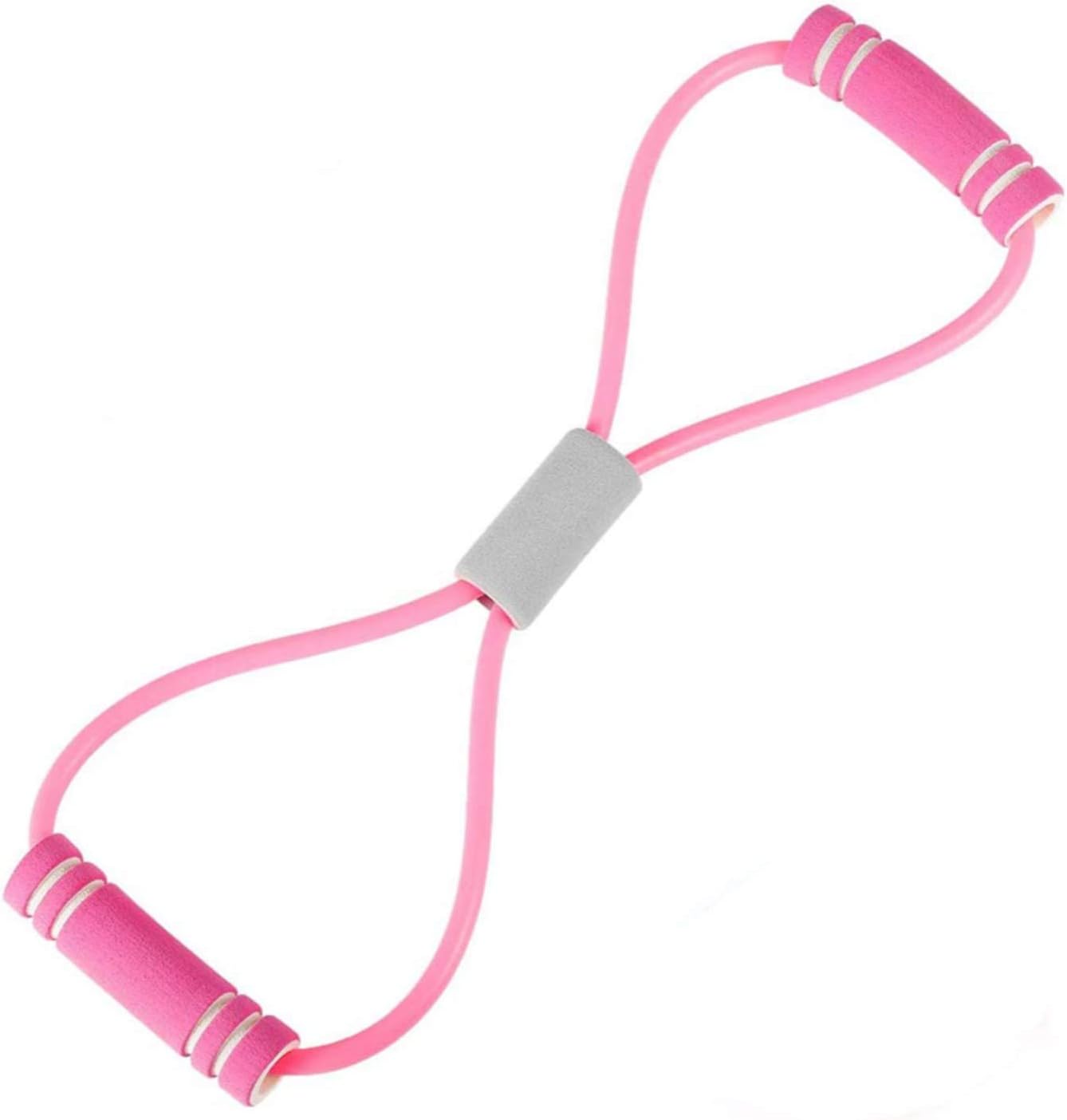 ストレッチチューブ 筋トレチューブ 8字タイプ 弾性 ゴムチューブ ヨガ ピラティス 自宅トレーリング ..