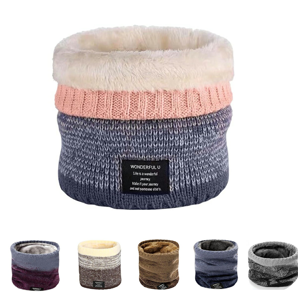 ネックウォーマー ネックガード 冬 極めた暖かさ ふわふわ裏起毛 防風防寒 柔らかい 軽量 秋冬 無地 小顔効果 ネック ゲーター スポーツ 通勤 通学 自転車 バイク アウトドア スキー スノボ メンズ レディース スヌード 男女兼用(4.0)