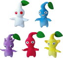 (5点セット)ぬいぐるみ グッズ ピクミン ALL STAR COLLECTION Pikmin Plush かわいい 植物のピクミンのぬいぐるみ 柔らかいピクミン プレゼント 人気 贈り物 誕生日 プレゼント飾り付け ピクミン ぬいぐるみ 15cm