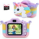 楽天IROIRO 良品トイカメラ キッズカメラ 32G SDカード付 子供用 カメラ 2.0インチIPS画面 子ども デジタルカメラ おもちゃ 3~9歳 子供の日 誕生日プレゼント お正月プレゼント クリスマス 教育 知育 女の子 男の子 かわいい猫