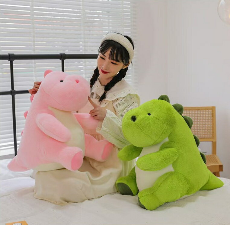 楽天市場】恐竜 ぬいぐるみ ピンクの通販