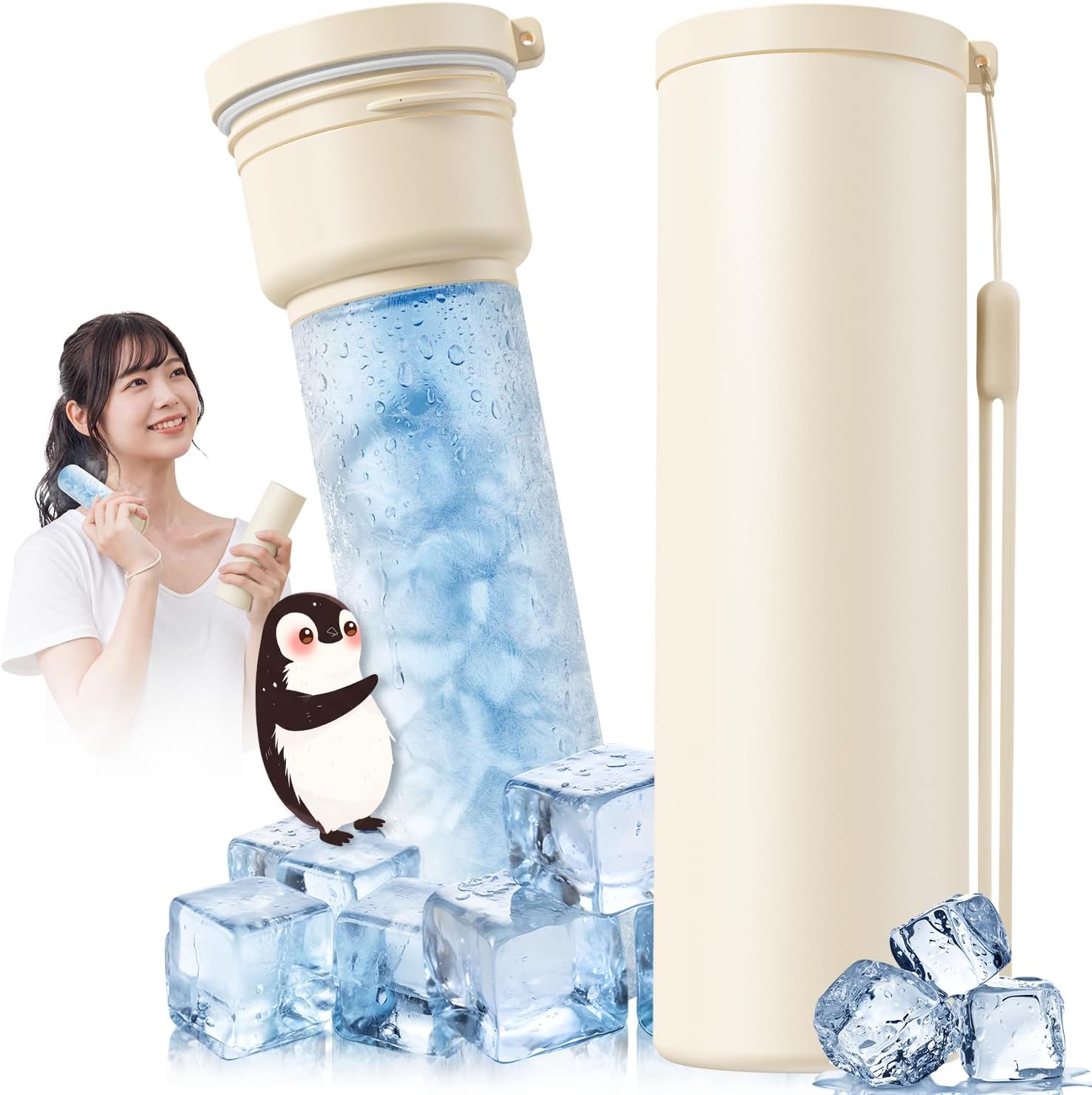 氷嚢 魔法瓶構造 氷のう 【-5℃凍結保冷ジェル】熱中症対策 グッズ 暑さ対策 グッズ...