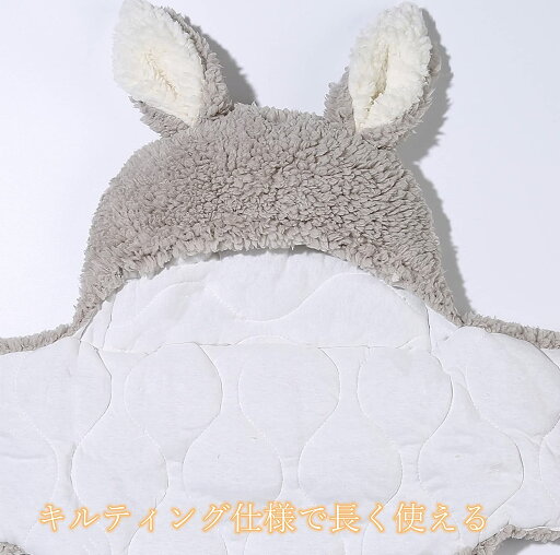 おくるみ 新生児 赤ちゃん ベビー 冬 新生児着ぐるみ - ベビーおくるみ 寝袋 抱っこ布団 フード付く 防寒 出掛け もこもこ 柔らかい 綿 肌に優しい 丸洗い 厚手 出産準備 出産祝い 0~6ヶ月