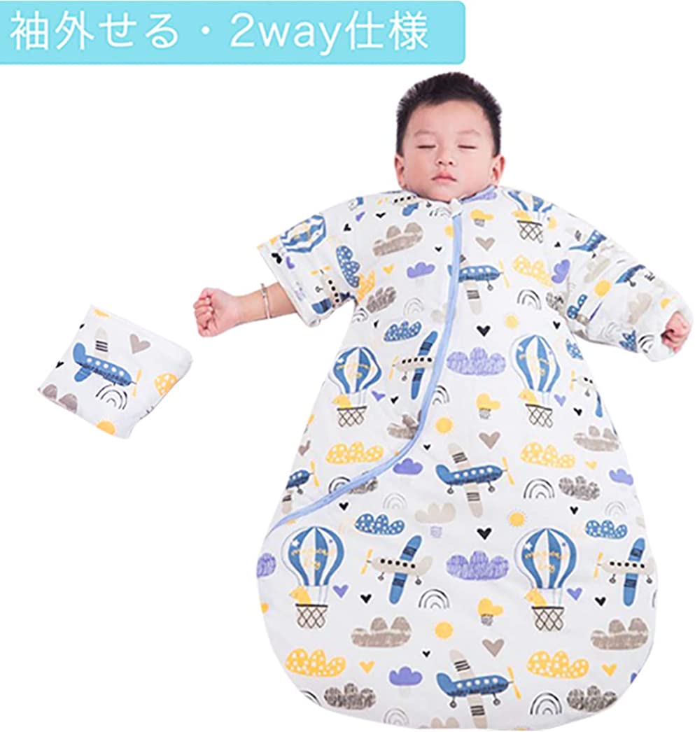 スリーパー 赤ちゃん 冬 綿 柔らかく ベビー 寝冷え防止 厚め あったかい 長袖 袖...