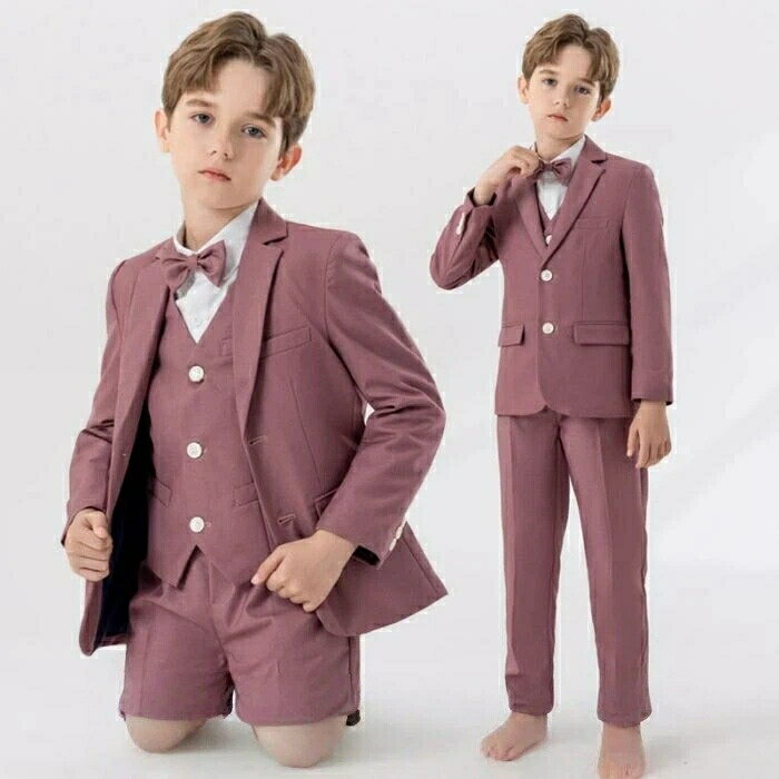 Rakuten - 上品 子供スーツ 春 秋 フォーマル スーツ キッズ 男の子 ピアノ 発表会 司会 礼服 4点〜5点セット 入学式 入園式 こども 子供服 スーツセッ 大きいサイズ 七五三 ベビースーツ