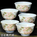 九谷焼 汲出揃 湯呑揃 色彩花 湯呑 汲出 セット
