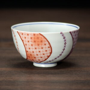 乐天商城 - 九谷焼 飯碗 小 網目小紋赤 おしゃれ モダン かわいい おすすめ ハート 人気 茶碗 飯碗 碗 椀 ご飯 お茶 めし わん 陶器 金沢 石川県 お土産 特産品 名産品 ギフト 和食器 来客用 オリジナル ブランド