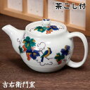 九谷焼 ポット 鳥ぶどう 茶こし付 ティーポット 九谷焼 急須 茶器 和食器