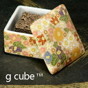 九谷焼 香箱 極上花詰ホワイト g-cube ジーキューブ グリーンビズ アロマテラピー エッセンシャルオイル アロマ お香 香木 香水 香炉 香器 香り 精油 九谷焼 陶箱 小箱 白檀 沈香 ローズ ミント