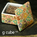 九谷焼 香箱 極上花詰グリーン g-cube ジーキューブ グリーンビズ アロマテラピー エッセンシャルオイル アロマ お香 香木 香水 香炉 香器 香り 精油 九谷焼 陶箱 小箱 白檀 沈香 ローズ ミント