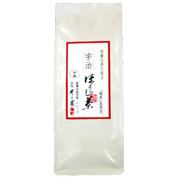 宇治ほうじ茶 (碾茶茎使用) 80g：お徳用　京都 老舗 京都茶の蔵 お茶 日本茶 茶葉 自宅用 お得用 大容量 焙じ茶