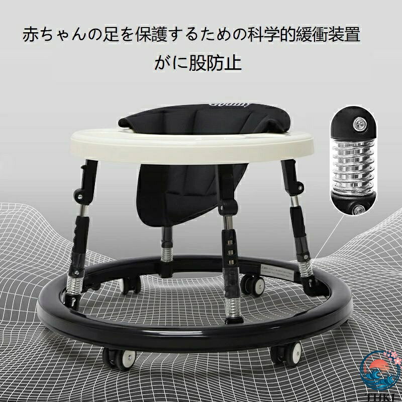 【全品5%ポイント】ベビーウォーカー 歩行器 ベビー歩行器 赤ちゃん 折りたたみ 高...