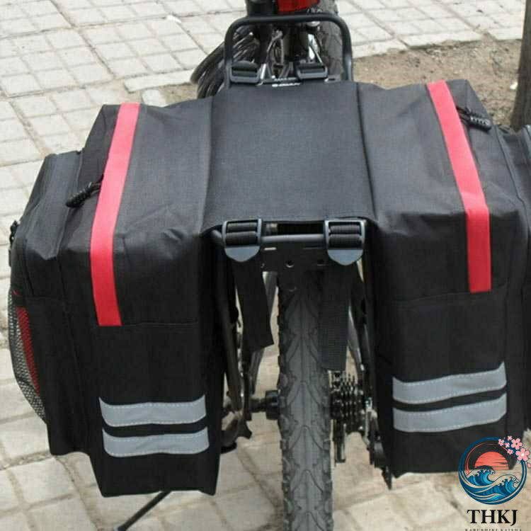 【全品5%ポイント】キャリアバッグ 自転車 サイドバッグ 30L 自転車 リアバッグ 防...