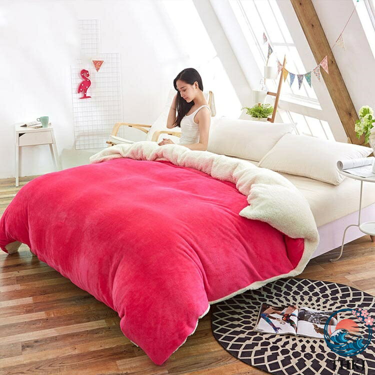 IROIROlabの【全品5%ポイント】シングル おしゃれ あったか あったか かわいい 冬 マイクロファイバー 2WAY仕様 布団カバー あったか 暖か シングル 暖かい 毛布にもなる 掛け布団カバー もこもこ ふわふわ 掛布団カバー 掛カバー 裏ボア 毛布カバー 冬 冬用 防寒対策 無地｜アングル2