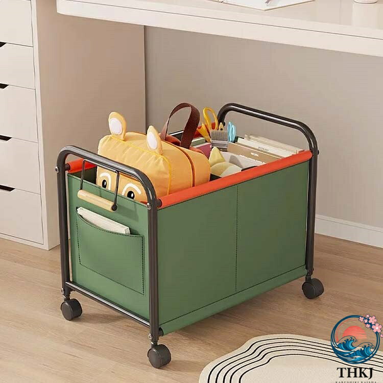 【全品5%ポイント】収納ラック トロリー　おもちゃ収納 収納バスケット 大容量 ダ...