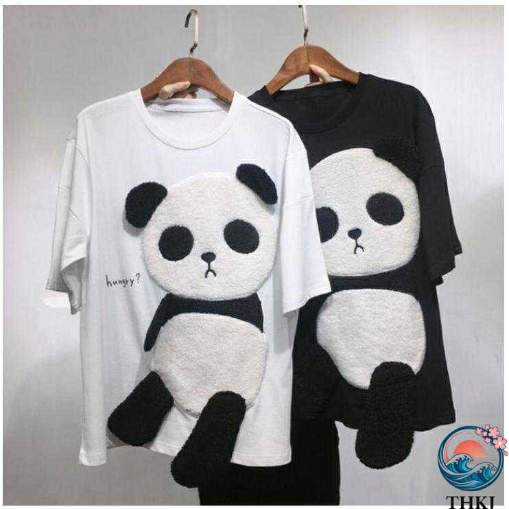 【全品5%ポイント】カジュアル 立体的なパンダ ファッション トップス メンズ パンダTシャツ 半袖 シンプル パンダTシャツ ゆったり ゆるT 半袖 大きいサイズ irolab-10008524 IROIROlab サンプル画像2