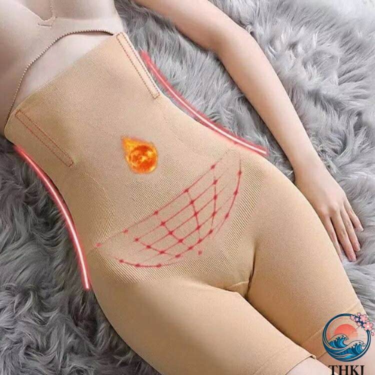 【全品5%ポイント】ロングガードル ハイウエスト 補正下着 レディース インナー 女性 婦人用 単色 無地 シンプル 冷え対策 膝上丈 ヒップアップ 産後ガードル お腹引き締め ガードル ソフト 腹巻ショーツ ショーツ 美 irolab-10008793 IROIROlab サンプル画像2