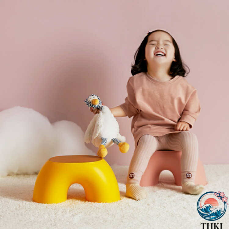 【全品2点で5%OFF】子供用スツール 北欧 おしゃれ こども イス 椅子 いす キッズ ローチェア 子ども キッズスツール キッズチェア ロータイプ 低い ミニ 軽い 軽量 かわいい 小さい オットマン 2