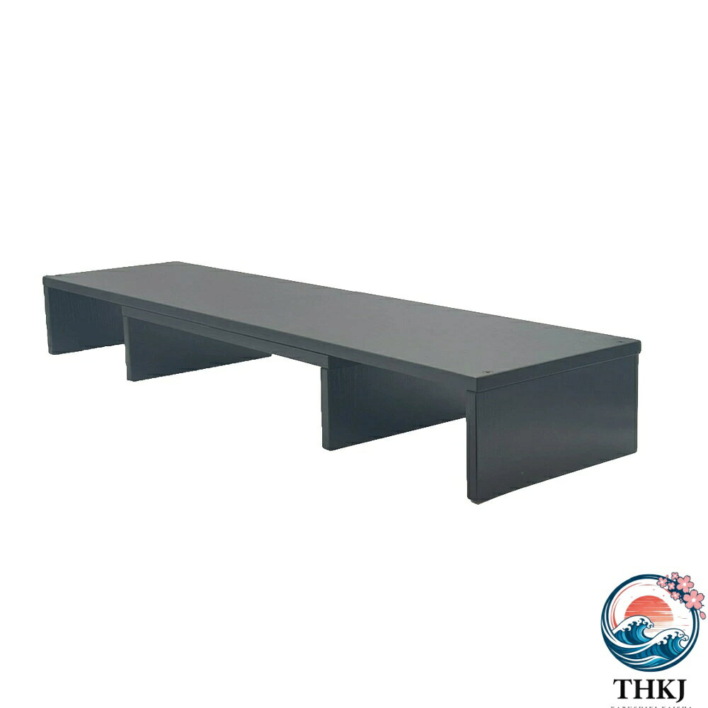 【全品5%ポイント】モニター台 伸縮 モニタースタンド 卓上 木製 おしゃれ 大型 2台 100cm 80cm デスク上 机上台 机上ラック PC台 プリンター台 PCラック PCスタンド 机上棚 [2]