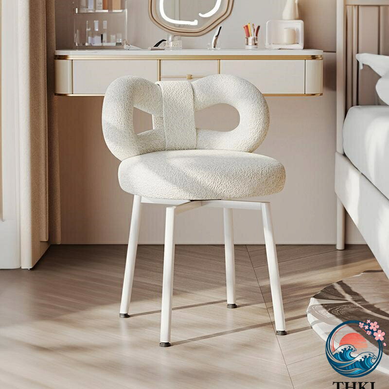Personal Chairs - 【全品2点で5%OFF】椅子 化粧椅子 おしゃれ チェア かわいい リボン本 インテリア 背もたれ ベッドルーム リビングルーム