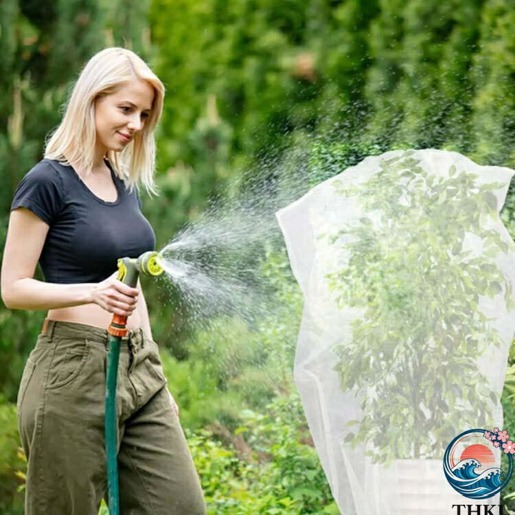 【全品5%ポイント】防虫ネット 植物保護カバー 虫害対策 鳥避け ファスナー付き 野...