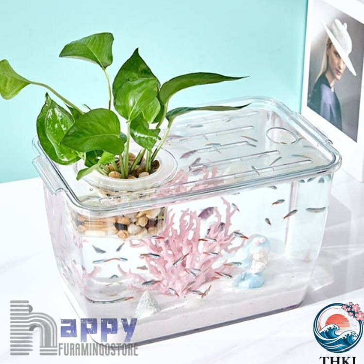 IROIROlabの【全品5%ポイント】割れない金魚鉢 超軽量 清潔で便利 プラスチック製 金魚鉢 花瓶 頑丈 透明 金魚鉢 熱帯魚 メダカ 透明 丸 鉢 水槽 ボール 花瓶 アクアリウム｜アングル2