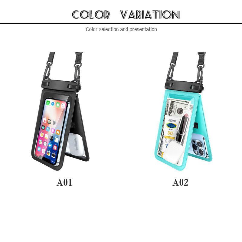 【全品5%ポイント】防水ケース iphone ダブルポケット IPX8 スマホ 防水 タッチ可 ...