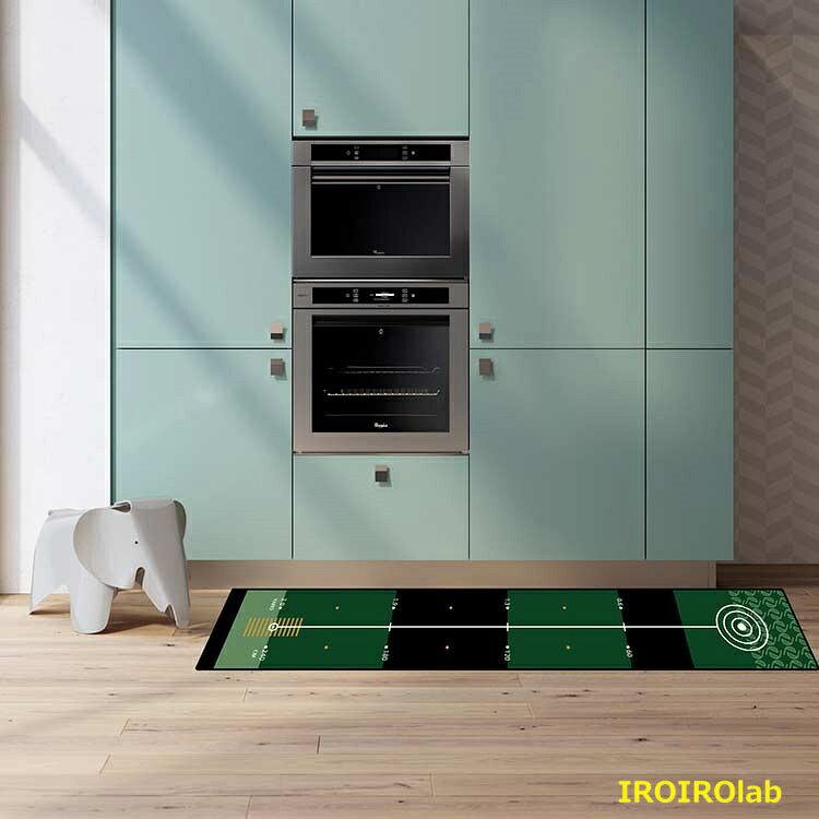 【全品5%ポイント】パターマット ゴルフ 50×300cm グリーン 3m 補助ガイドライン付...