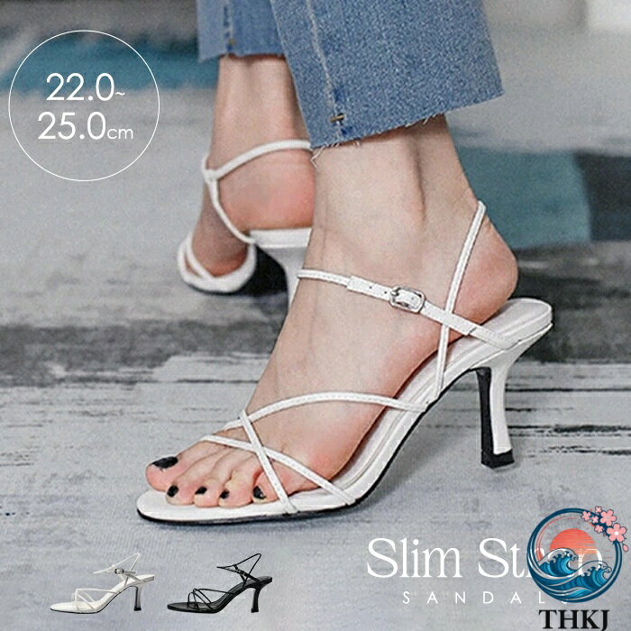 樂天商城 - ストラップサンダル ローヒール レディース 美脚 夏用 シンプルデザイン