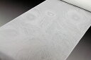 着尺 紋紗地 丹後産 孔雀文 誂え染