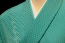 色無地 紋意匠 市松文 ナイルブルー