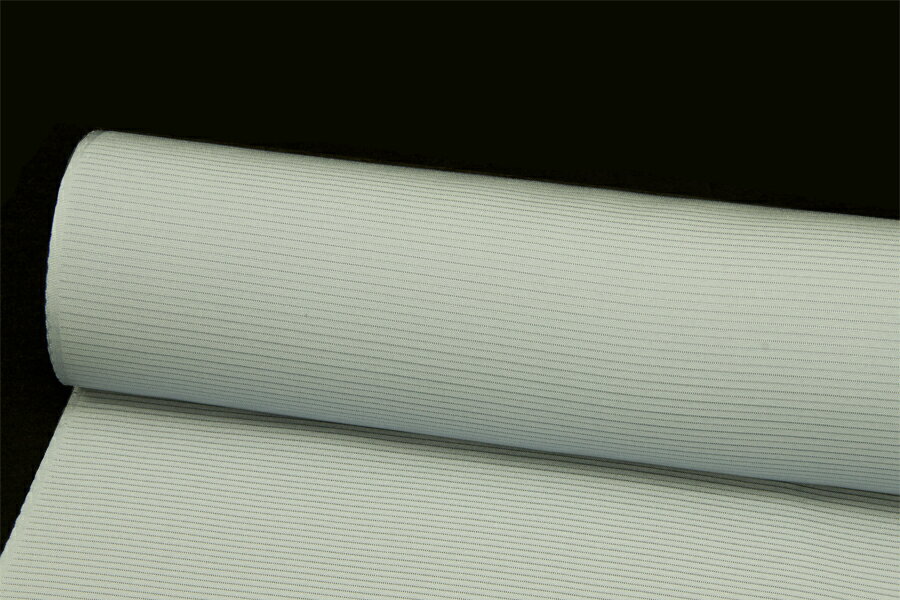 色無地夏用　皇室献上絹　五本駒絽　重目　落ち着きのある水色