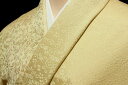 色無地 紋意匠 宝尽くし文 錆び目のクリーム【反物1反・胴裏1枚・共色八掛1枚のセット】