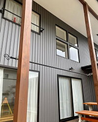「おしゃれなアルミの物干し竿」物干し錆びないアルミ製竿ランドリーポールもの干し洗濯おしゃれブルーティアラ新築リフォーム店舗