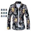 【オープン記念!5%OFFクーポン・11/1まで】長袖 シャツ メンズ おしゃれ カジュアルシャツ 花柄シャツ 秋 送料無料 大きいサイズ アロハシャツ 総柄