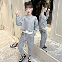 【オープン記念!5%OFFクーポン・11/1まで】ジャージ キッズ 女子 子供服 長袖 セットアップ 春秋 トップス 長ズボン ジュニア スポーツウェア 韓国子供服 可愛い おしゃれ Tシャツ ロングパンツ 上下