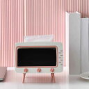 【オープン記念!5%OFFクーポン・11/1まで】TVティッシュボックス+ TVティッシュボックス+ スタンドデスクトップティッシュナプキンホルダーケース