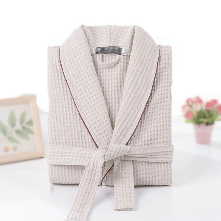 【100枚！5%COUPON+P5倍→実質3222円 11/17まで】メンズ レディース 薄手 バスローブ 綿100％ 膝下丈 サ..