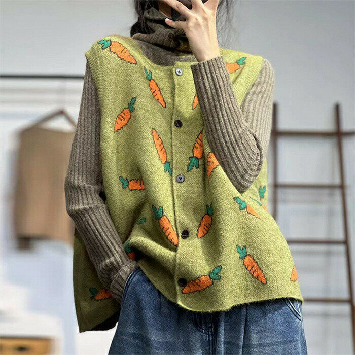 【3380円→実質3042円 P5+5%COUPON! 11/27 01:59迄】ニット ベスト ジレ レディース セーター ノースリ..