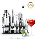【オープン記念!5%OFFクーポン・11/1まで】カクテルシェイカー セット カクテルグッズ シェイカー バースプーン 13点セット 敬老の日 プレゼント ステ...